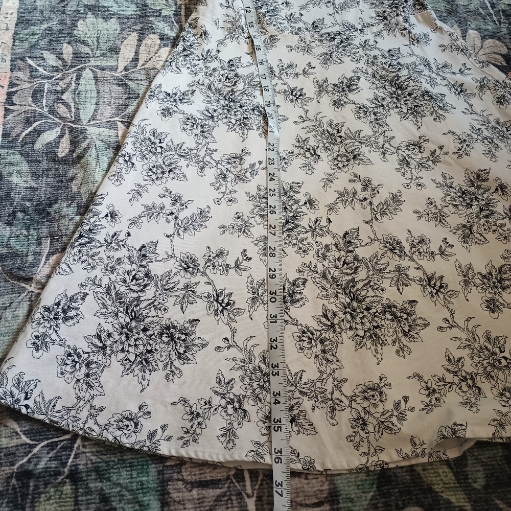 Vintage Studio Y Y2K Strapless Dress 9/10 Floral Drop Waist Coquette Romantic - Picture 12 of 12